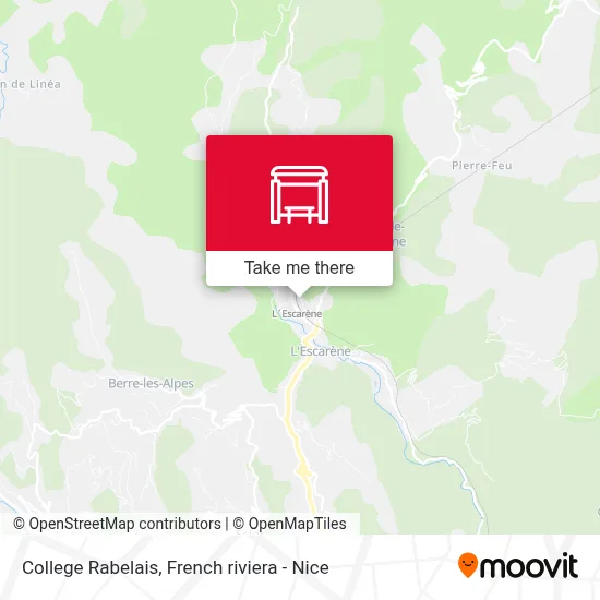 College Rabelais map