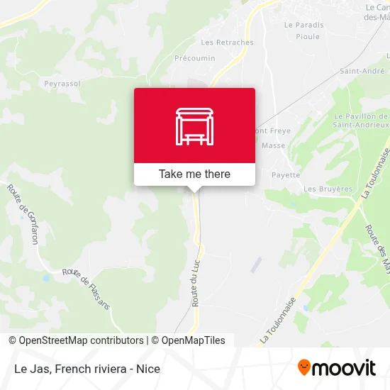 Le Jas map