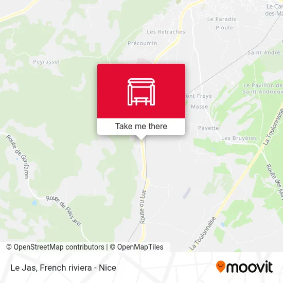 Le Jas map