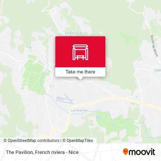 Le Pavillon map