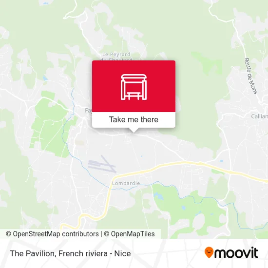 Le Pavillon map