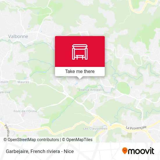 Garbejaire map