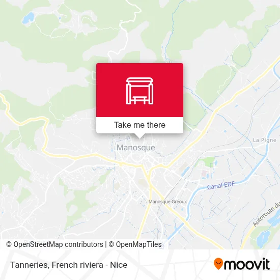 Mapa Tannerie