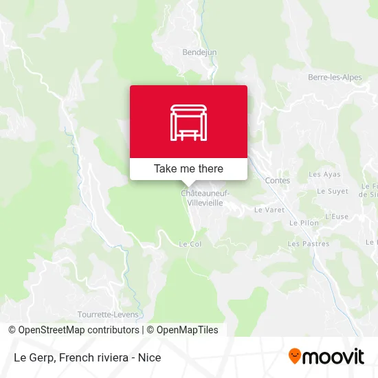 Le Gerp map