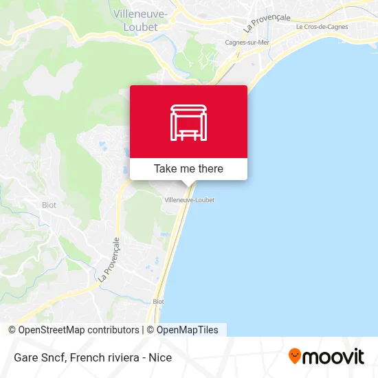 Gare Sncf map