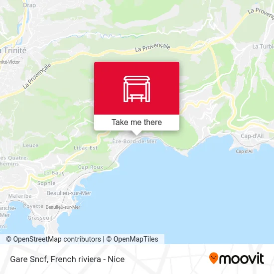 Gare Sncf map