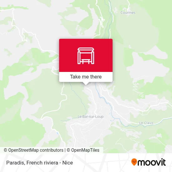 Paradis map
