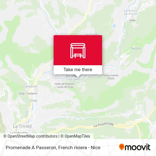 Promenade A Passeron map