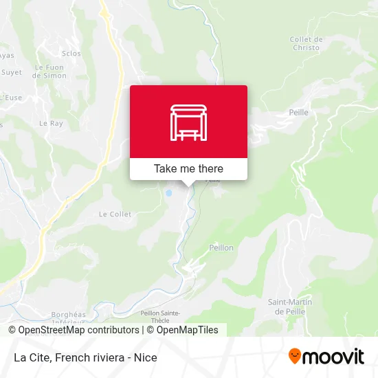 La Cite map