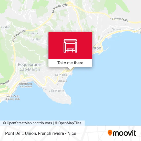 Pont De L Union map