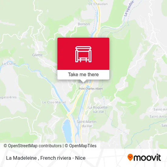 La Madeleine map