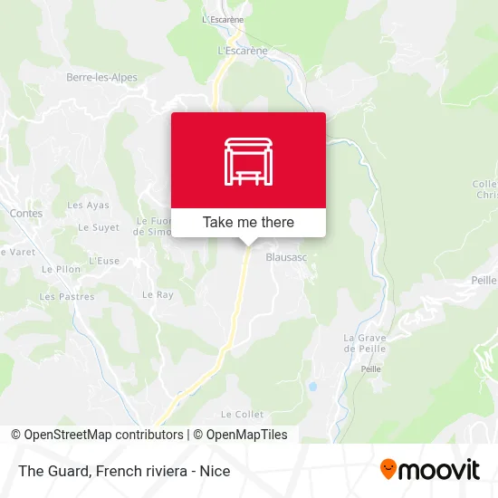 La Garde map