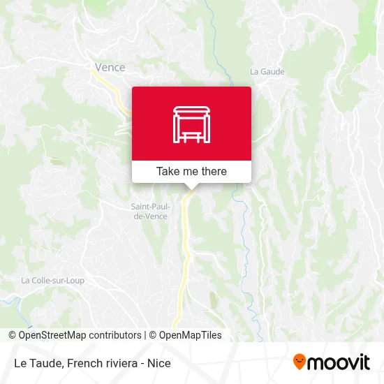 Le Taude map