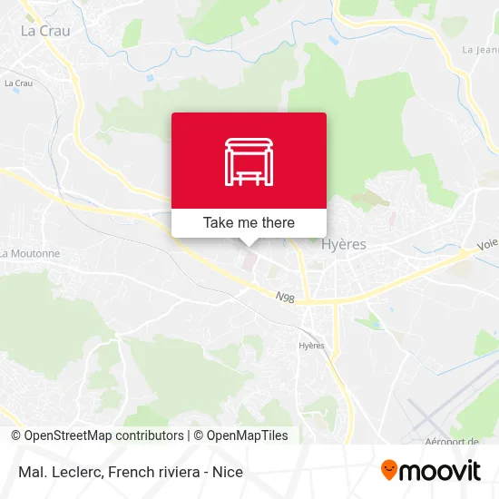 Mal. Leclerc map