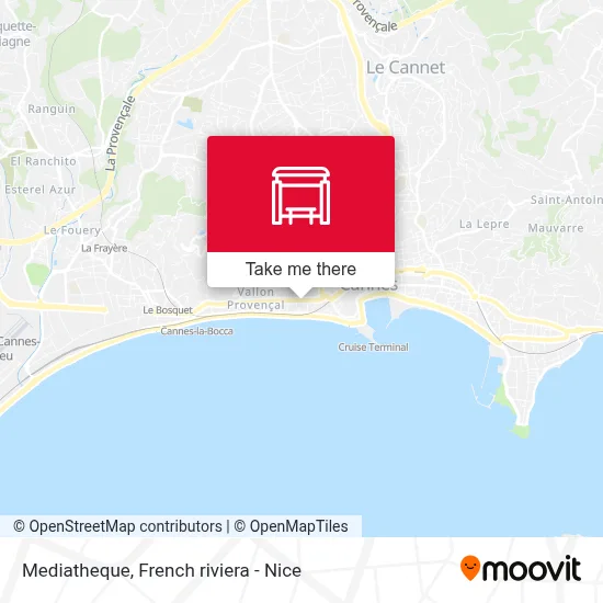 Mediatheque map