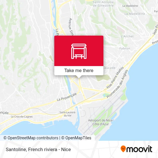 Santoline map