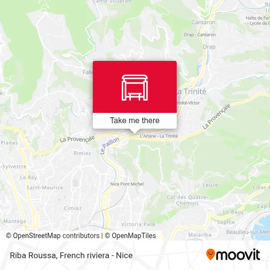 Mapa Riba Roussa