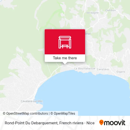 Mapa Rond-Point Du Debarquement