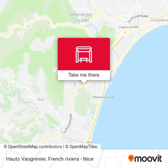 Hauts Vaugrenier map