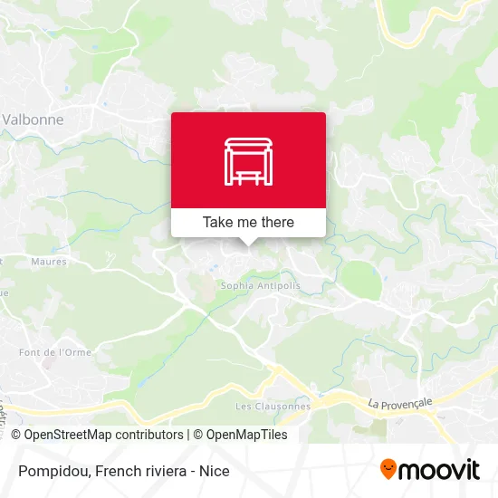 Pompidou map