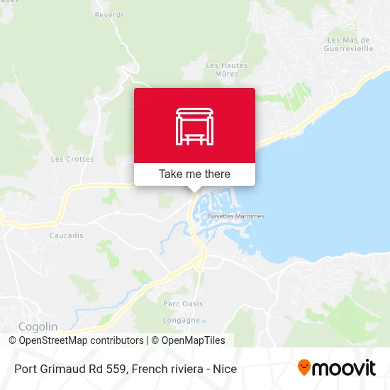 Port Grimaud Rd 559 map