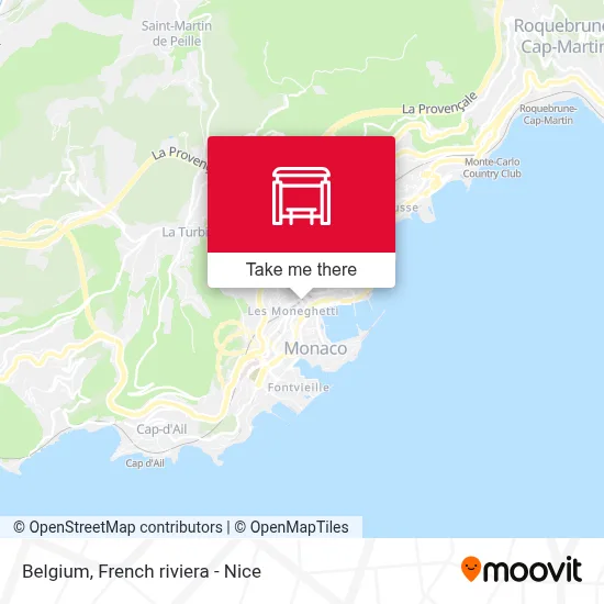 Belgique map
