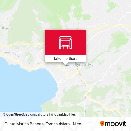 Punta Marina Banette map