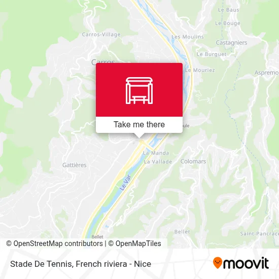 Stade De Tennis map