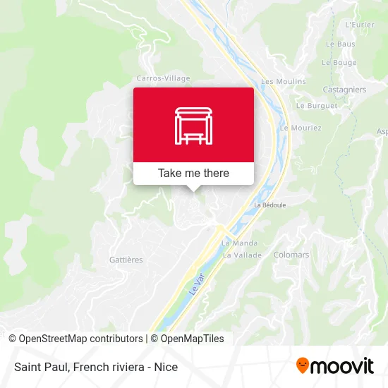 Saint Paul map
