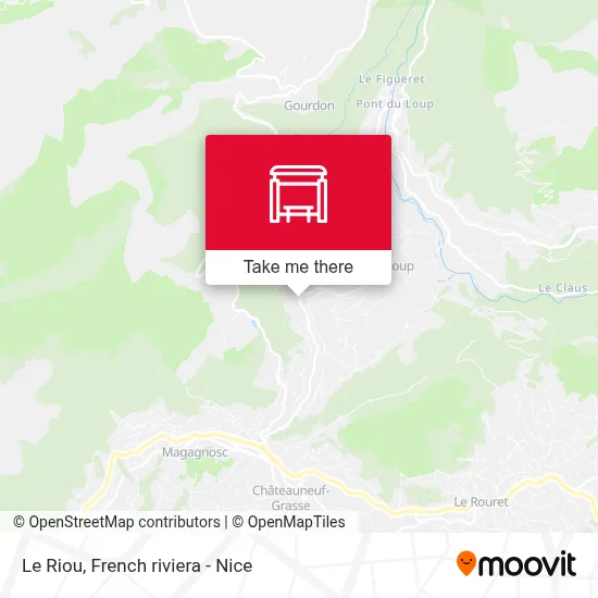 Le Riou map