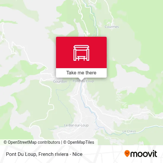 Pont Du Loup map