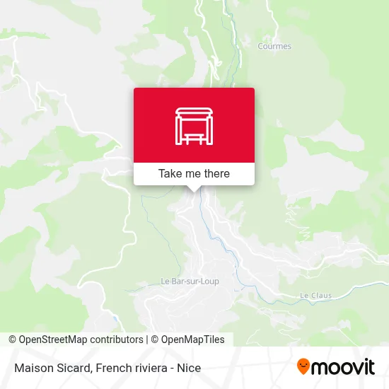 Maison Sicard map