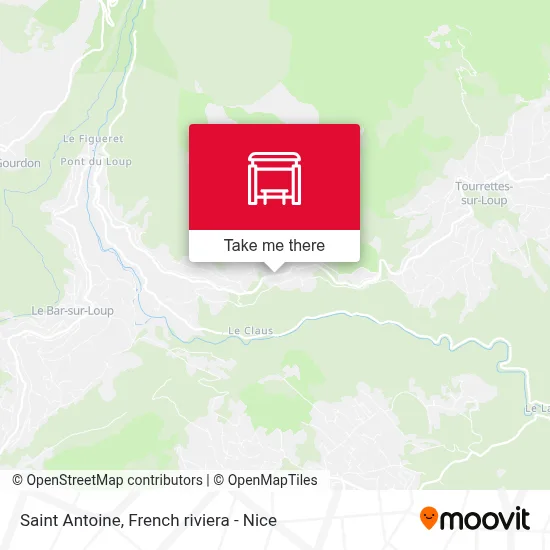 Saint Antoine map