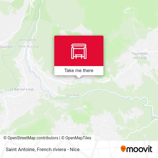 Saint Antoine map