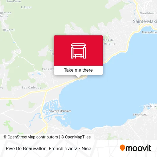 Rive De Beauvallon map