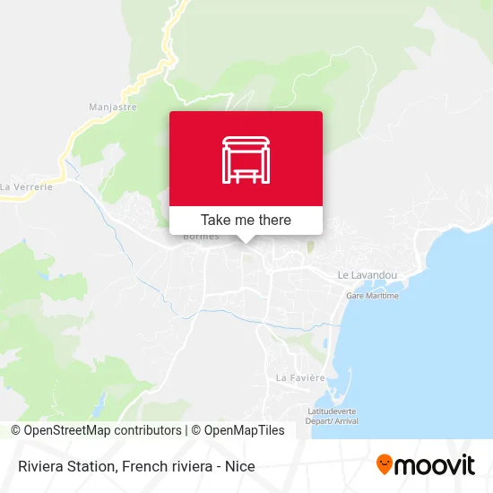Mapa Riviera Station