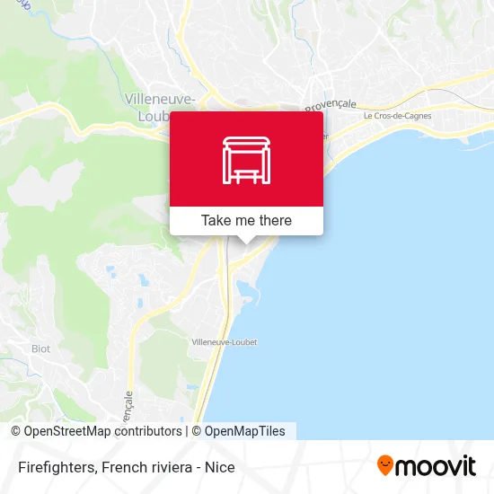 Mapa Pompiers