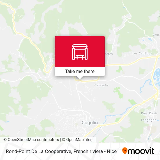 Rond-Point De La Cooperative map