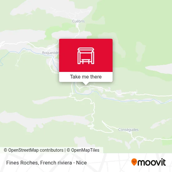 Fines Roches map