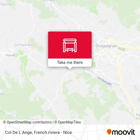 Col De L Ange map