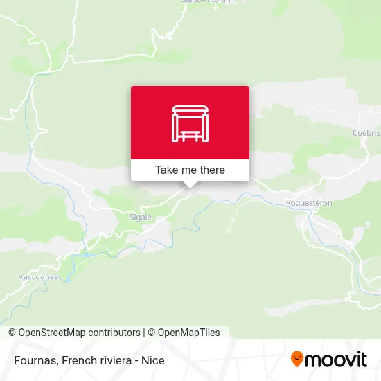 Fournas map