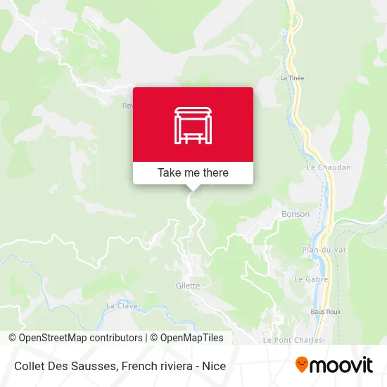 Collet Des Sausses map