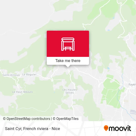 Saint Cyr map