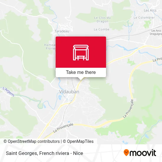 Saint Georges map