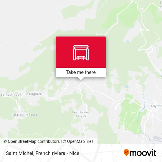 Saint Michel map