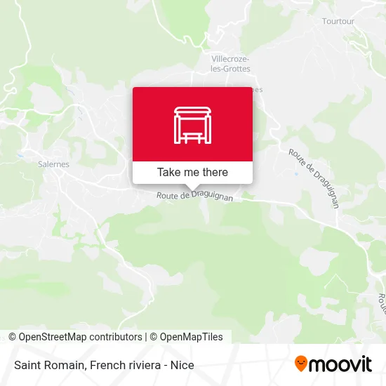Saint Romain map
