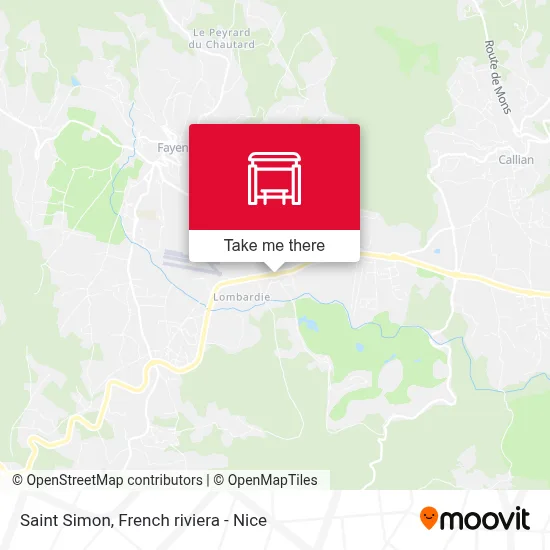 Saint Simon map