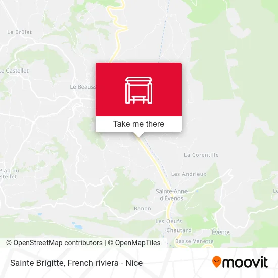 Sainte Brigitte map