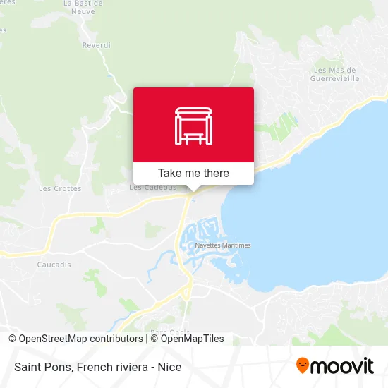 Saint Pons map