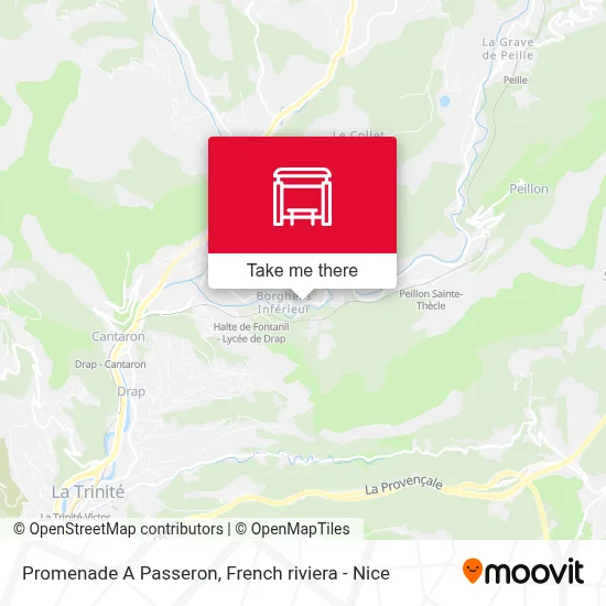 Promenade A Passeron map